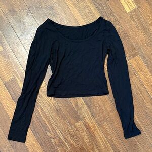 Black Long Sleeve Women's Top